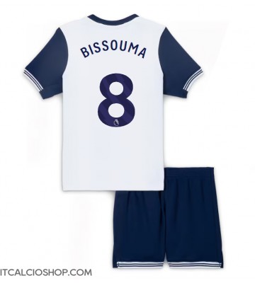 Tottenham Hotspur Yves Bissouma #8 Prima Maglia Bambino 2024-25 Manica Corta (+ Pantaloni corti)